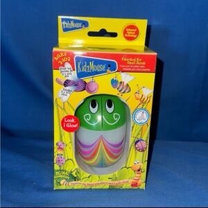 NIB KidzMouse Paloma Firefly Optical Wired Mouse